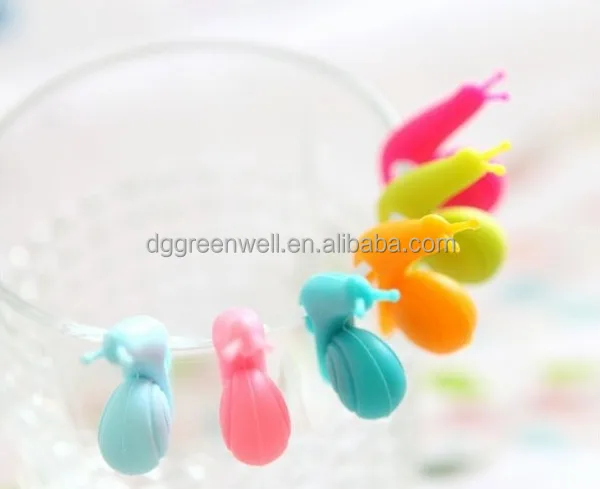 Snail Shape Clip Silicone Tea Cup Tea Bag Holder