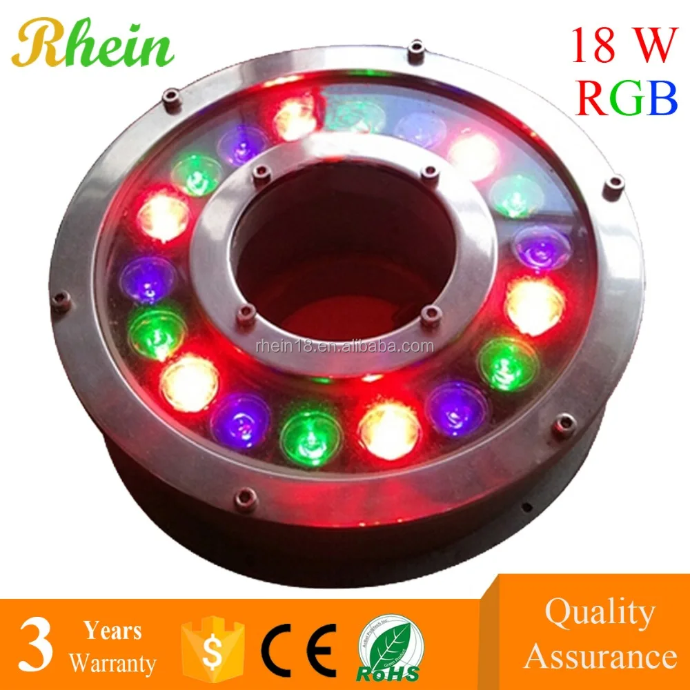 
2016 Underwater Landscape Lamps 9W IP68 RGB Lights LED Fountain 