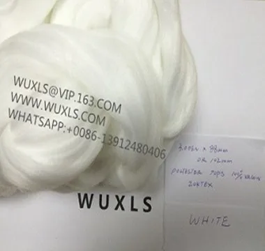 Топы из 100% полиэстера черно-белые, 1.5d/2.0d/2.5d/3.0d x 88 мм/102 мм для пополнения