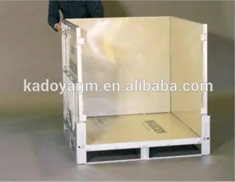 1000L Galvanized Steel 304 Collapsible IBC container