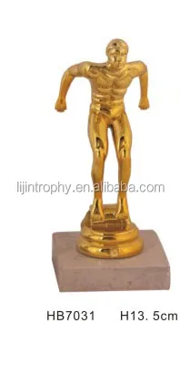 Ballroom Dance Award Trophy, Golden Plated Sculpture