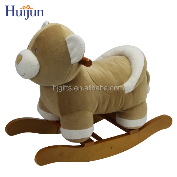 Fast Delivery Rocking Horse Toy Bear Rocking Toy From China Kids Plush Toy