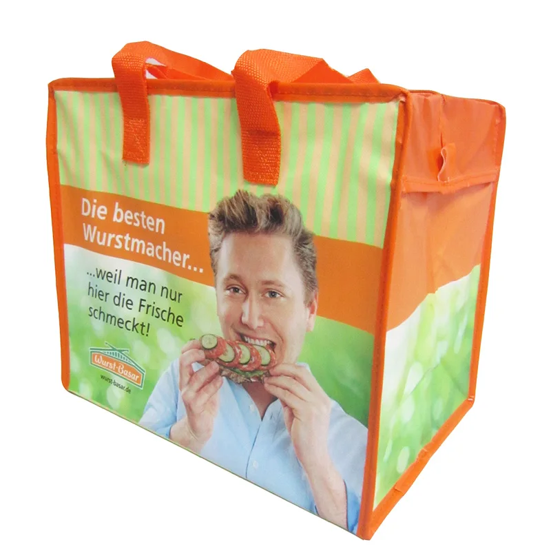 custom insulated thermal cooler bag for frozen food