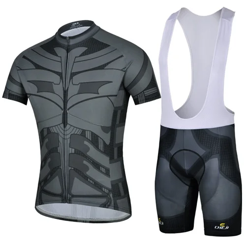 бэтмен велоспорт одежды с коротким рукавом шорт-дёерси bib полиэстер coolmax пусковая площадка оптовые пользовательских