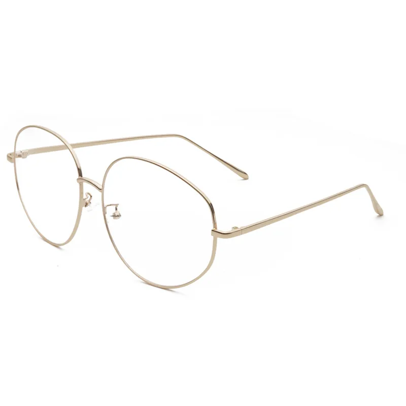 2022 customized trendy Large Frame Goose Egg Metal High Quality Fashion luxury Sun Glasses Sunglasses