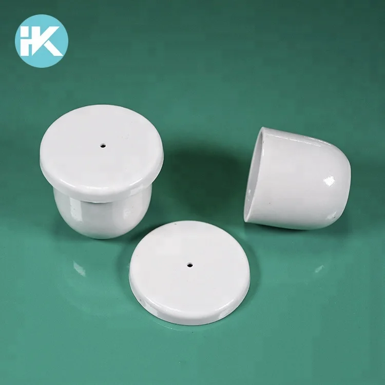 Высокое качество Huke застекленные огнеупорные лабораторные тигли с крышкой