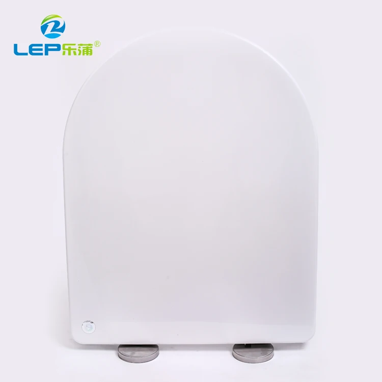 D shape wc seat cover heavy duty plastic hydraulic toilet seat