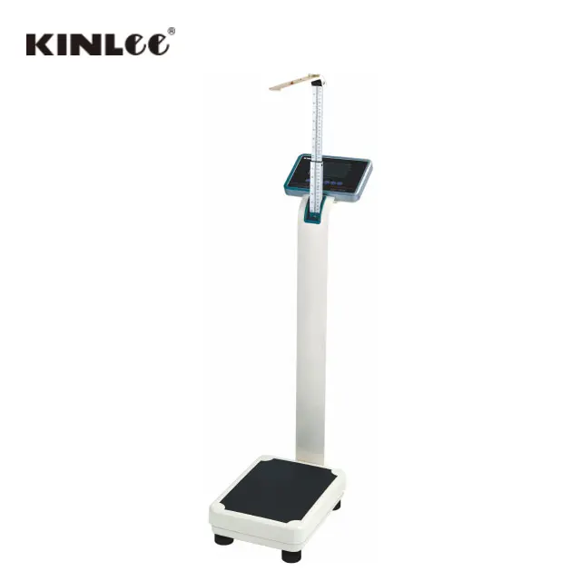 TCS-200MLA-1 медицинские автоматические платформенные весы и цифровые скамьи весы с ЖК-дисплеем + Измерение веса + высота стержня + Функция ИМТ