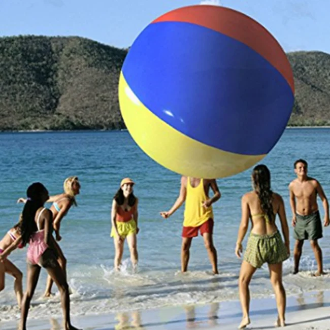 Wholesale factory price Inflatable clear pvc giant inflatable beach ball