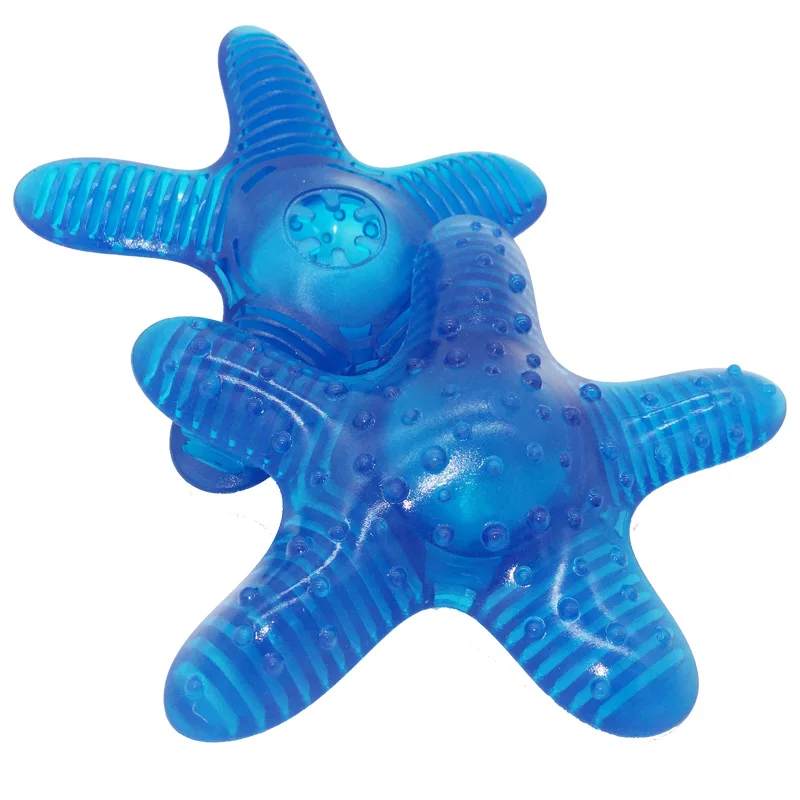 
New designed patent high quality sea star soft rubber dog snack toy 