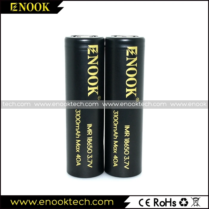 ENOOK 18650 3100mAh 40A rechargeable li-ion polymer battery