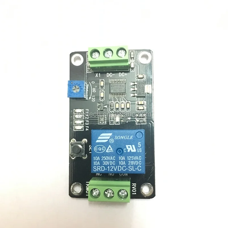 Taidacent 0.1-120S 5V 12V 24V 555 Timer Delay Self-locking Trigger Relay Module