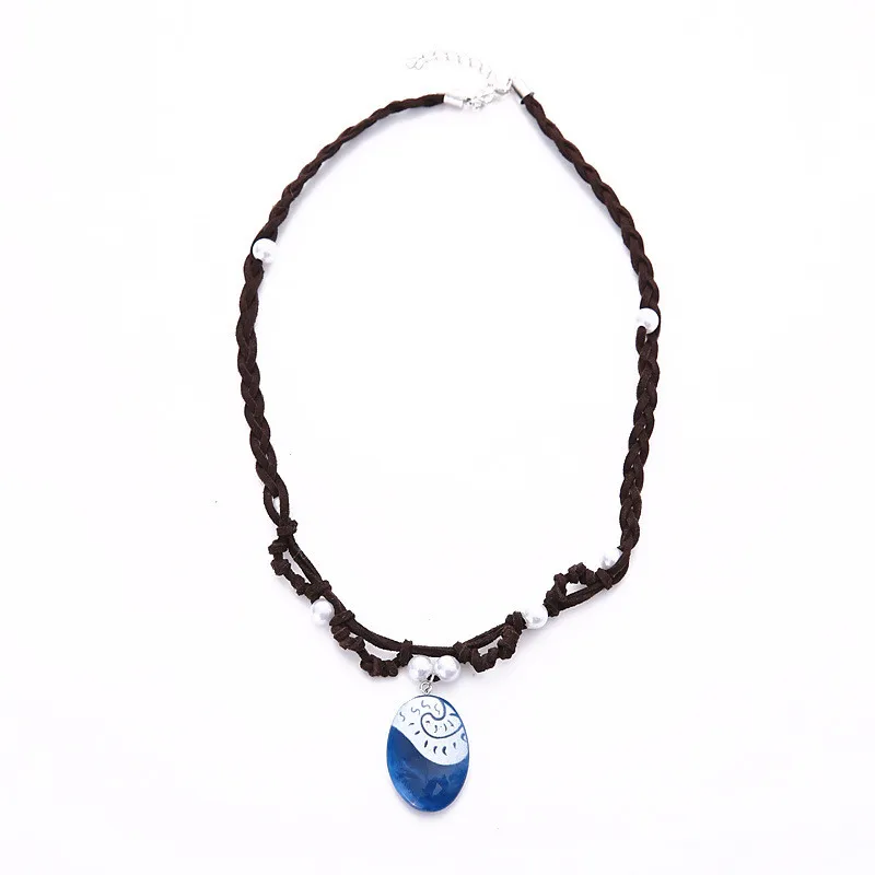 Анимационные детские украшения Детские ожерелья морская Страна Чудес Мона ожерелье принцесса ожерелье