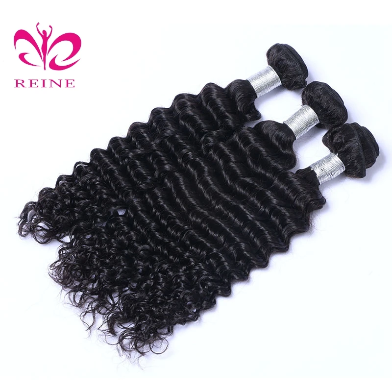 REINE human hair weave vendors wholesale brazilian wet and wavy hair deep wave brazilian hair with wholesale price
