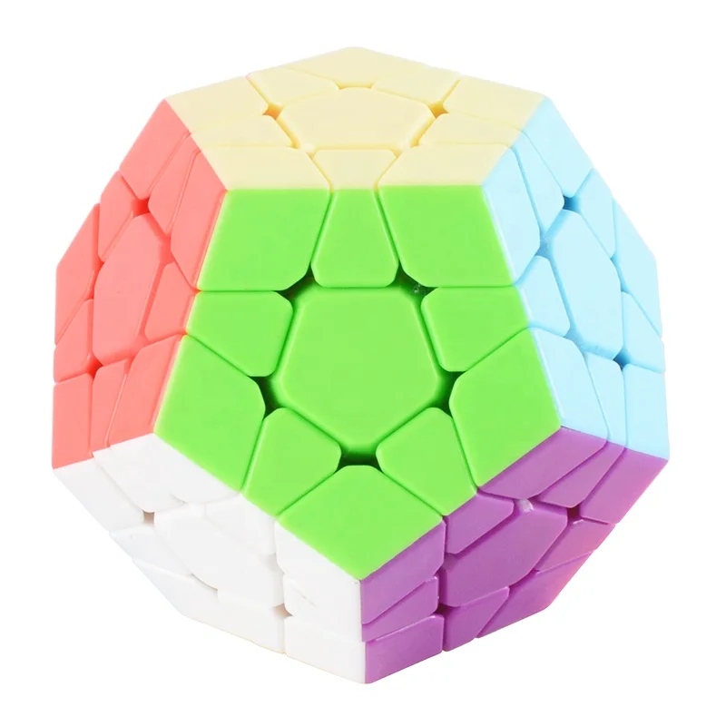 
professional 7.4cm anti stress puzzle 12 surfaces speed megaminxed cube with 3 layer 