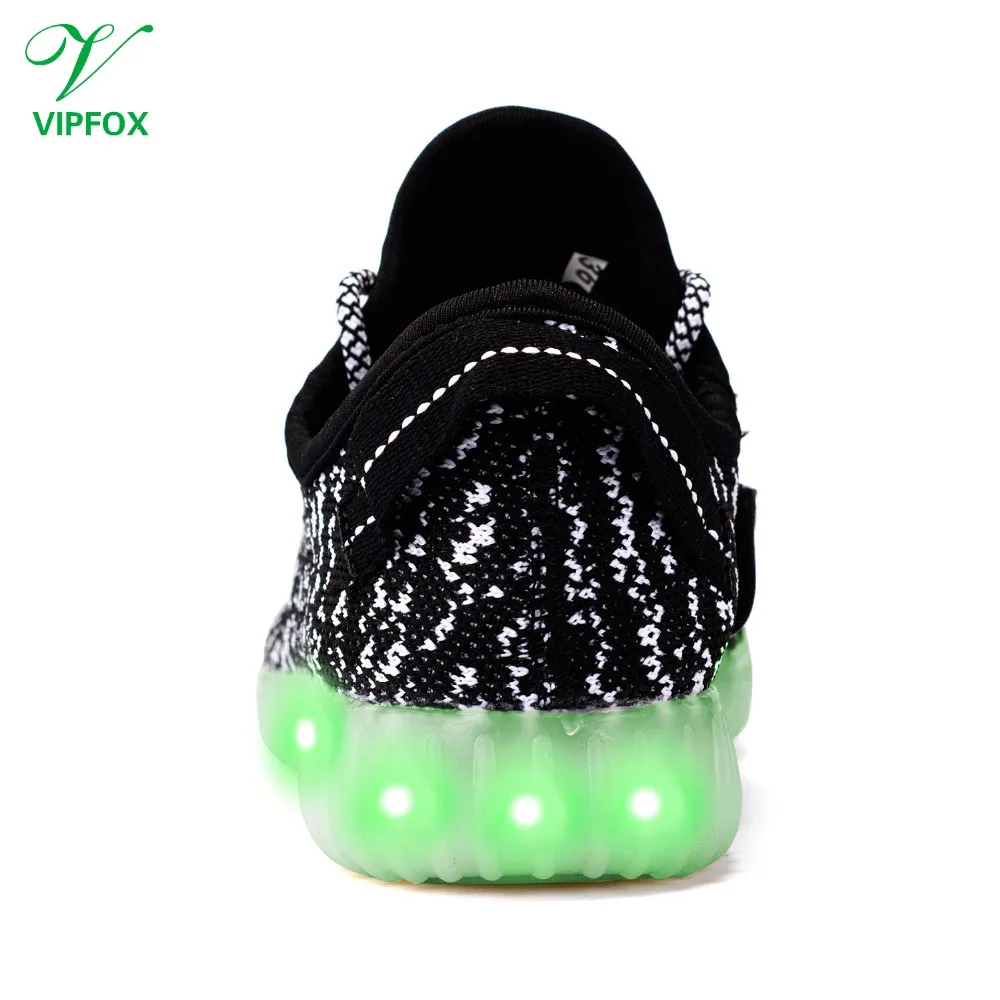 
VIPFOX Wholesale Top Quality Children Led Light mens Shoes Led Shoes For men 