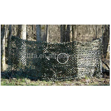 Hunting Blind Camo Net leaf-like foliage camouflage net Green+brown double color camo netting