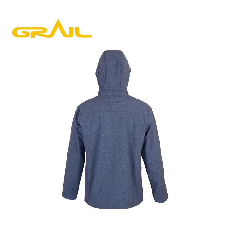 Made in China hooded summer outerwear custom logo wholesale softshell jacket men