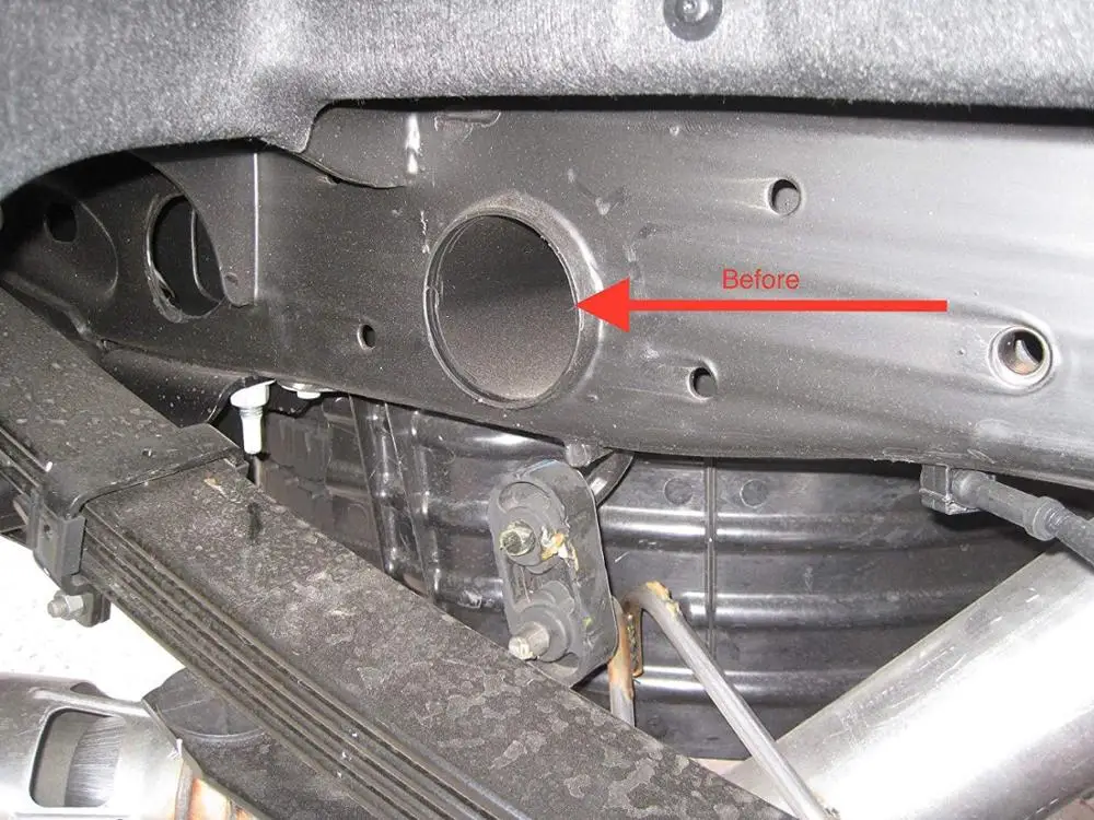 Wheel Well Frame Tube Hole Cap For 01-19 GMC Sierra and Chevrolet Silverado 2500 HD Accessory  Rear Wheel Well Frame Plug