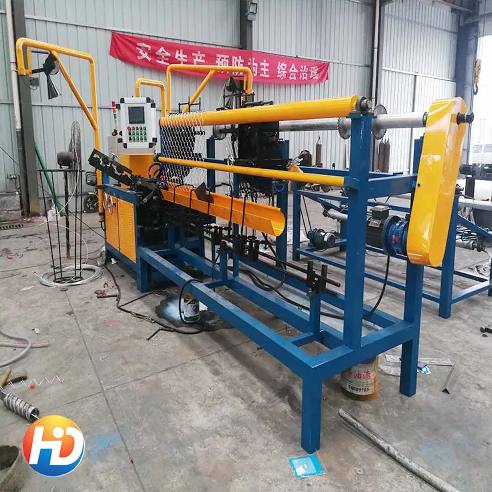 Double Wire And Single Wire Chain Link Wire Mesh Making Machines Prices