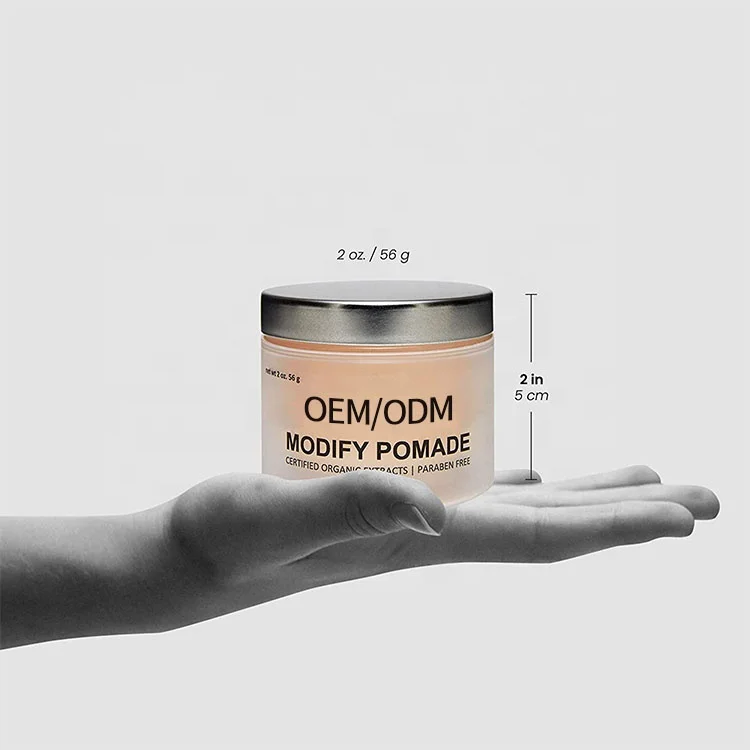 Private Label Strong Extreme Hold Finished Hair Styling Products Wax Clay Mens Hair Pomade