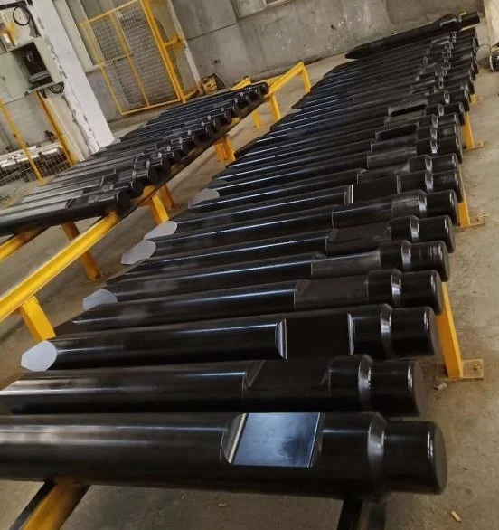 Atlas hydraulic breaker spare parts 3363097743 3363119616 chisels HB2500 moil point flat point 3363 0977 43 3363119616