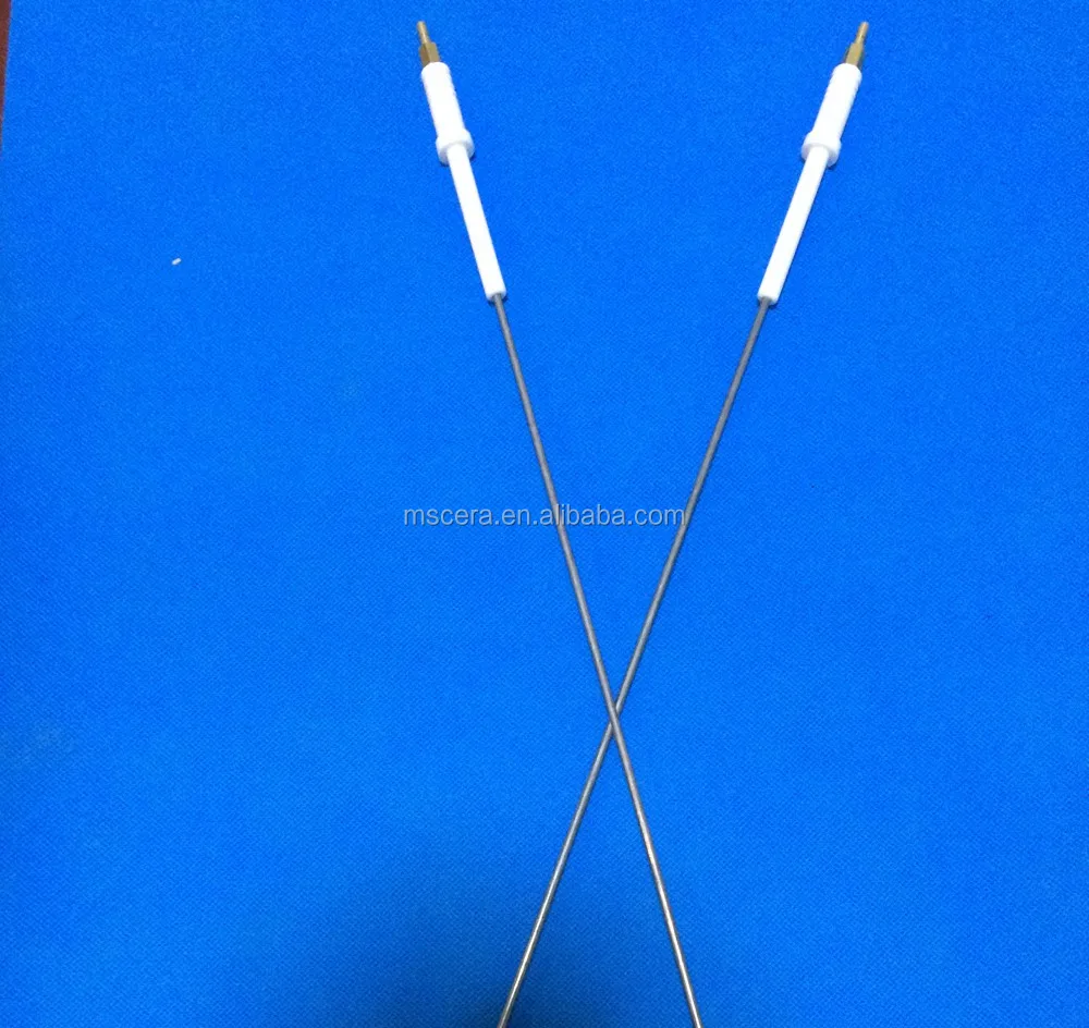 Alumina Ceramic Ignition Electrode Rod In Gas Furnace