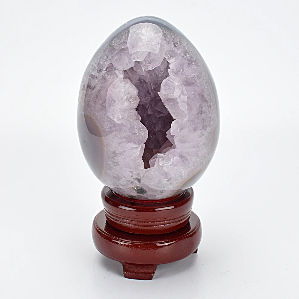Wholesale Natural Stone Carving Crystal  Healing Agate Geode  Dragon Egg
