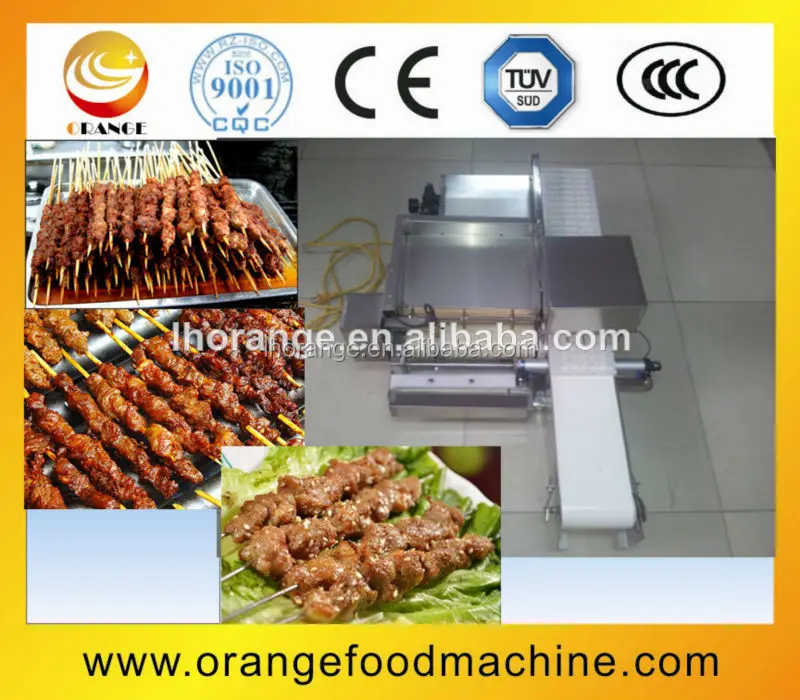 Automatic meat skewer machine/ kebab skewer machine with best price