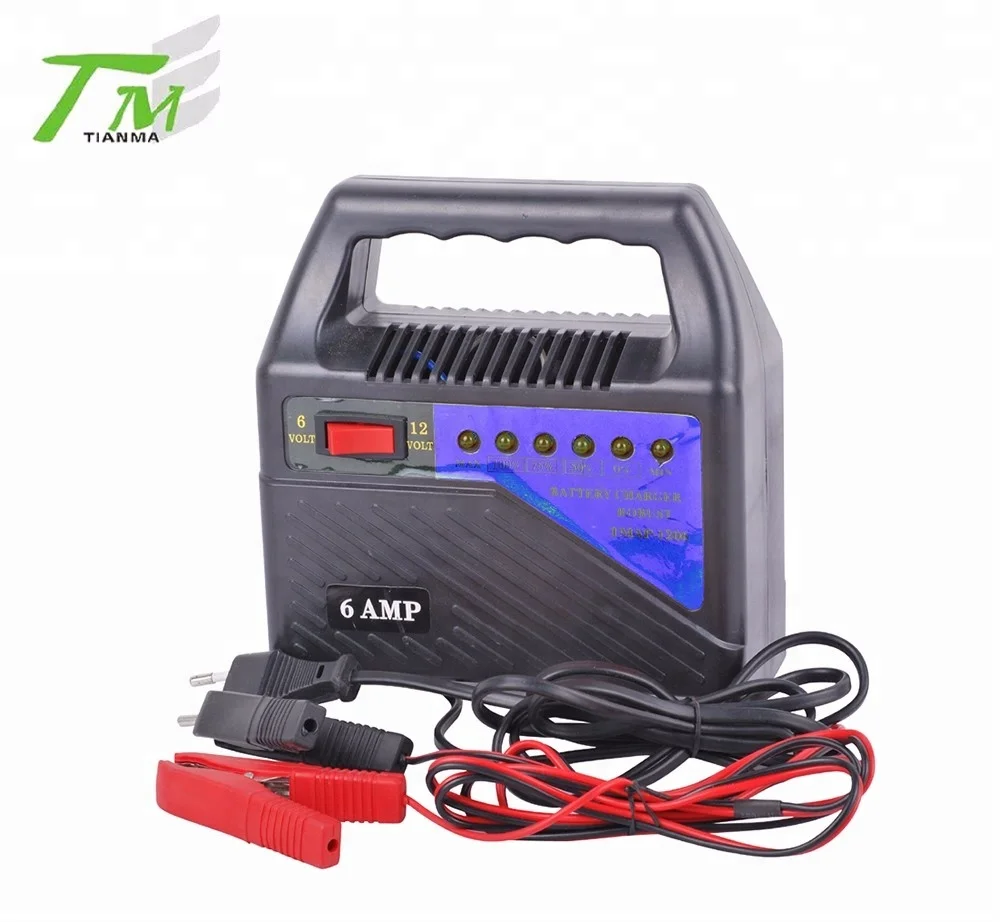 Popular auto charger acid lead battery charger 12V 4A 6A 8A car battery charger