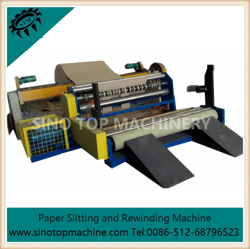Economical bobbin paper slitting rewinding machine