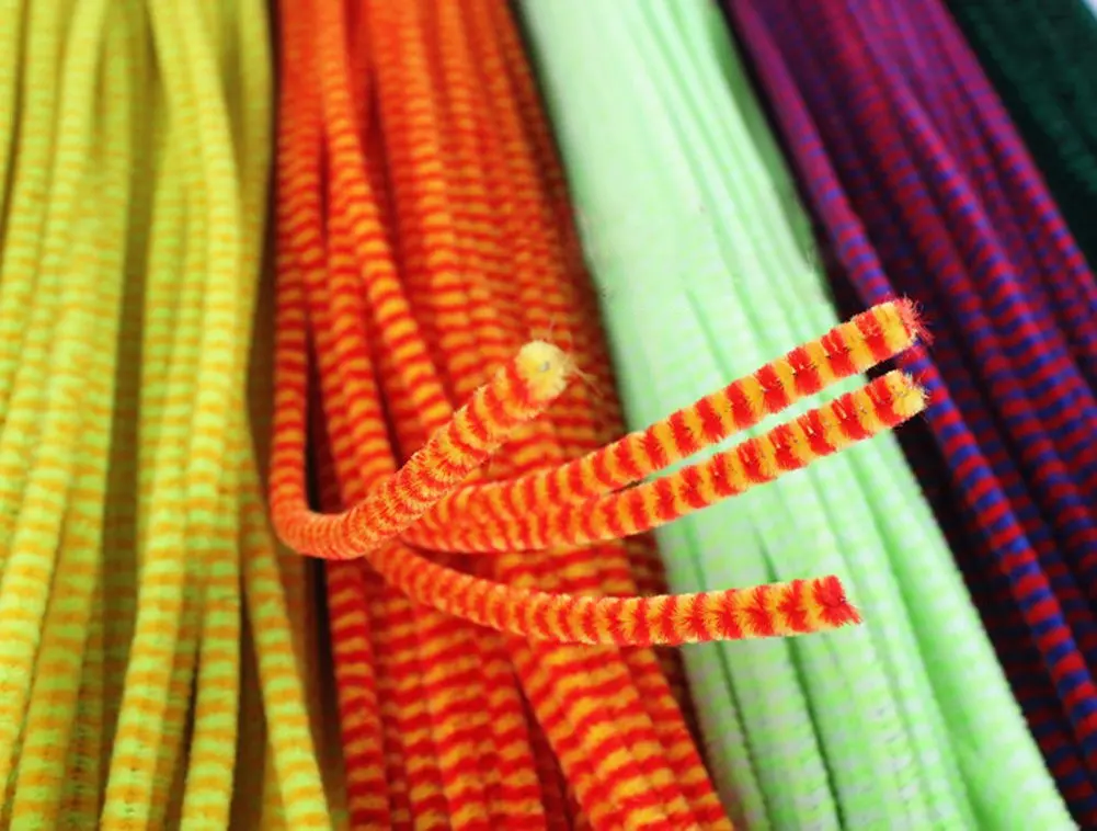 Multicolour Chenille Stems Stick Cleaners Kids Educational Toy Handmade Chenille Stems Pipe for DIY Craft Supplie