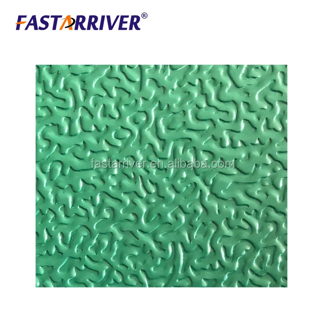  Алюминиевая катушка с тиснением Stucco 1050 1060 1100 3003 оранжевым