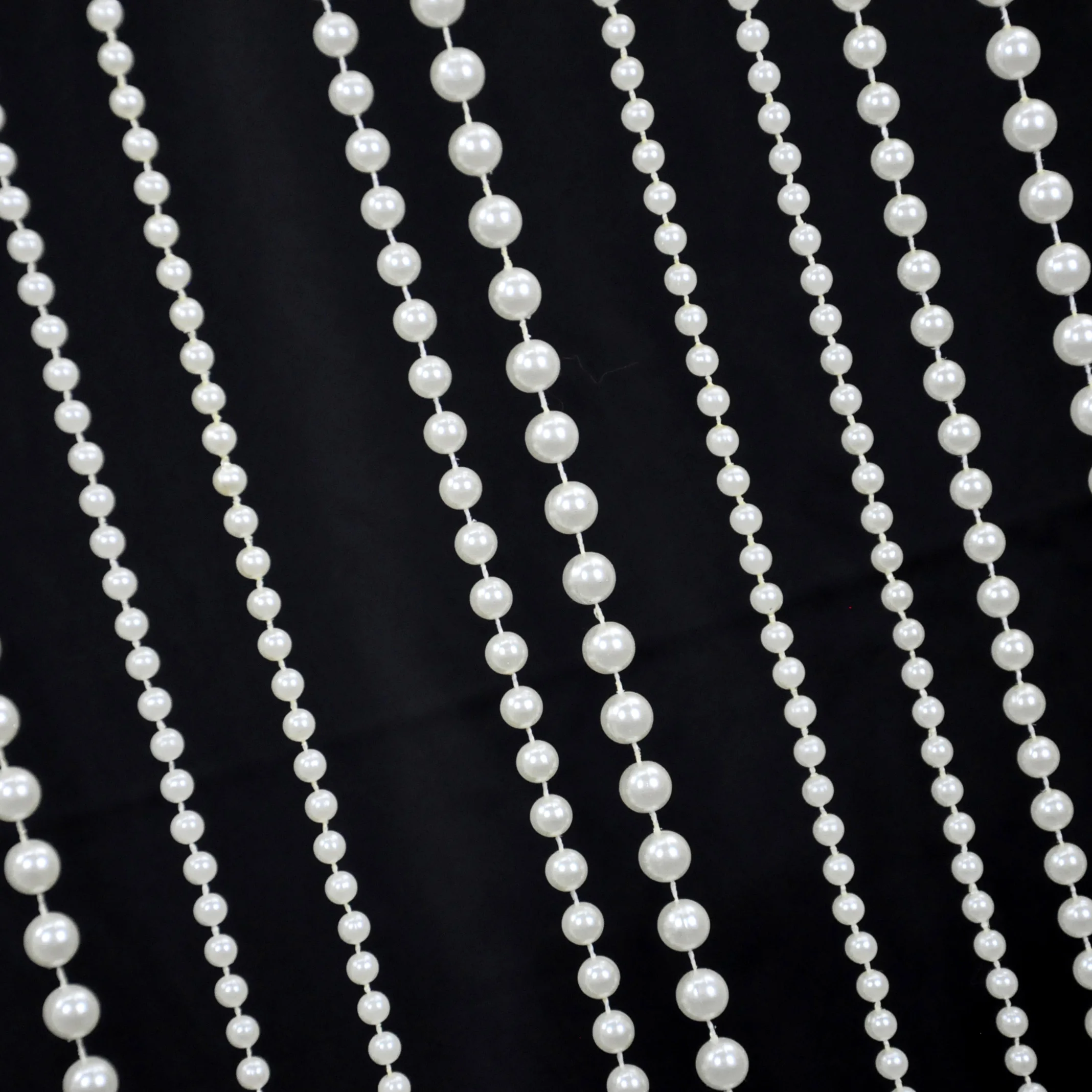 Pearl plastic ball beads string curtain for event and wedding decoration