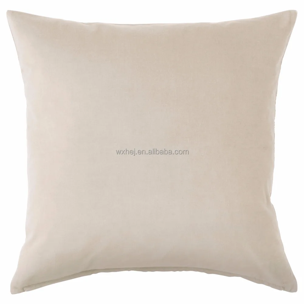 Factory Wholesale Solid Color Customize Size 100% Cotton Canvas Pillow Cover