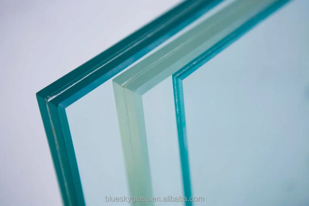 4mm 6mm 8mm 10mm 12mm Tempered Laminated Glass Price For Railing Window Or Door etc