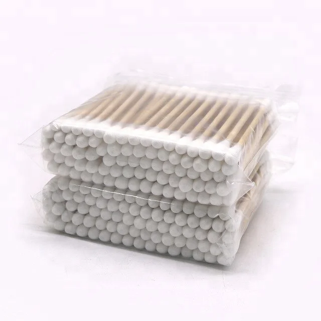 Ватный тампон с двойной головкой для ухода за кожей