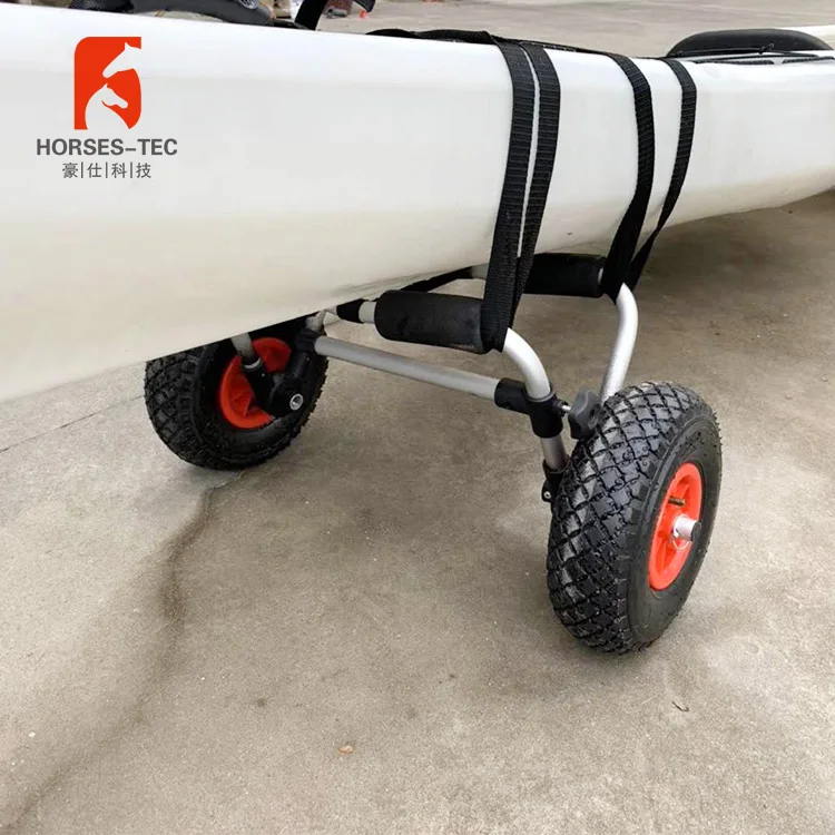 Folding kayak trailer trolley transport cart boat carrier
