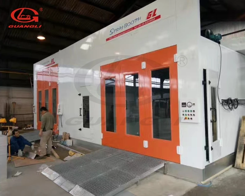 2021 CE approved outdoor auto body spray booth for painting cars