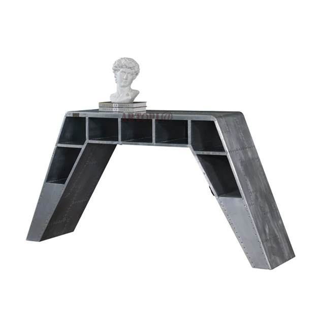 High quality special design living room furniture industrial aluminum console table