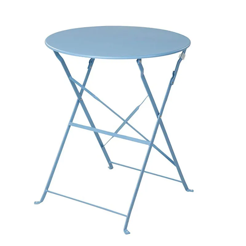 
New Modern outdoor garden patio iron cast foldable table chair set furniture metal balcony coffee leisure relax 