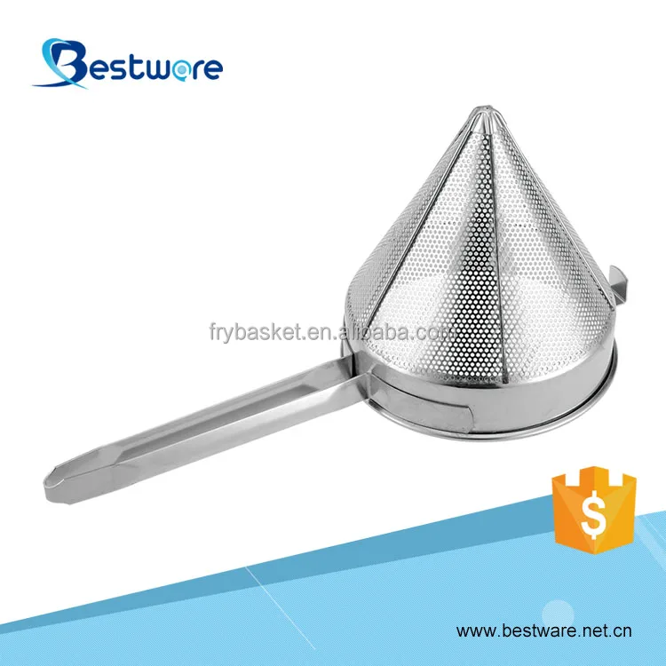 Large  Food grade Stainless Steel China Fryer Strainer
