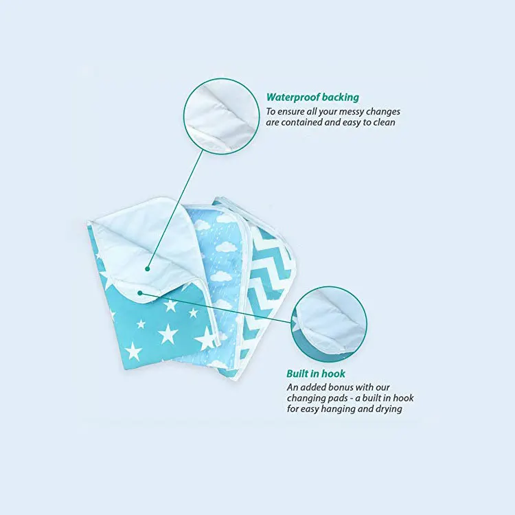 Waterproof Travel ECO-Friendly Super Soft Diaper Changing Pad Baby Diaper Mat Diaper Changing Mat