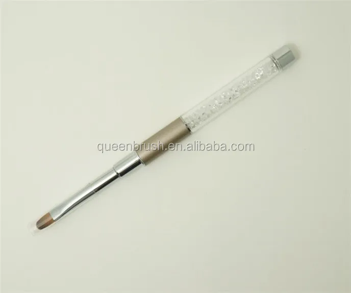 
Private Label Acrylic Nail Brush Kolinsky Flat Nail Brush 