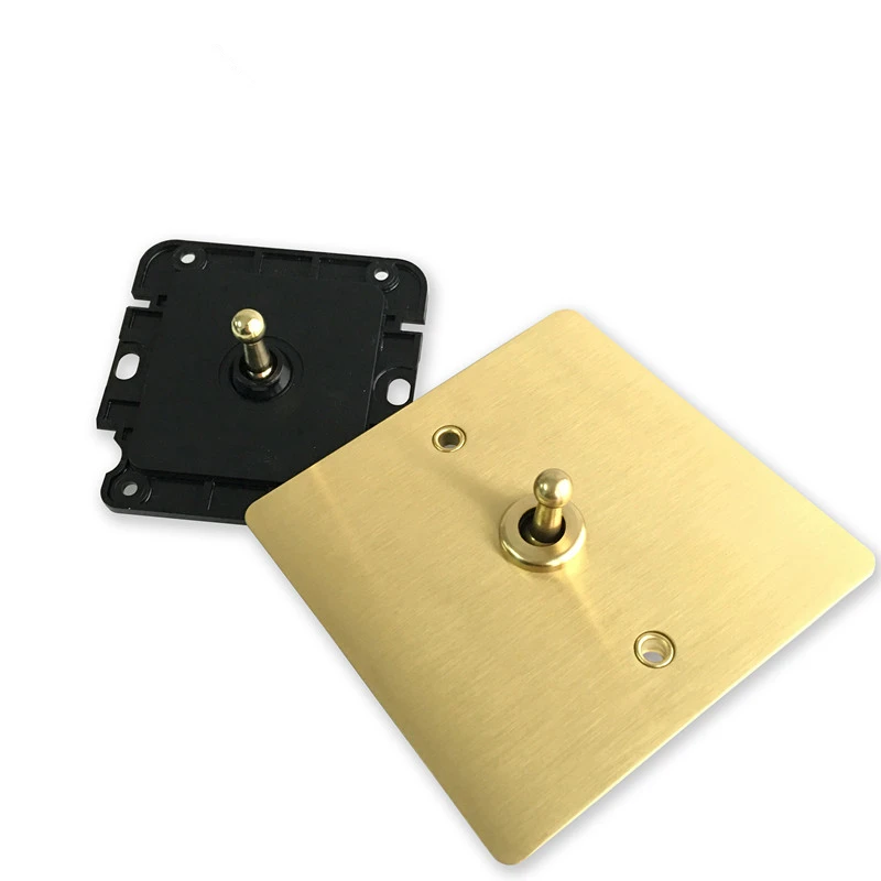 Британского стандарта свет антикварное изделие из металла античная бронза 4 gang позиционный переключатель пути