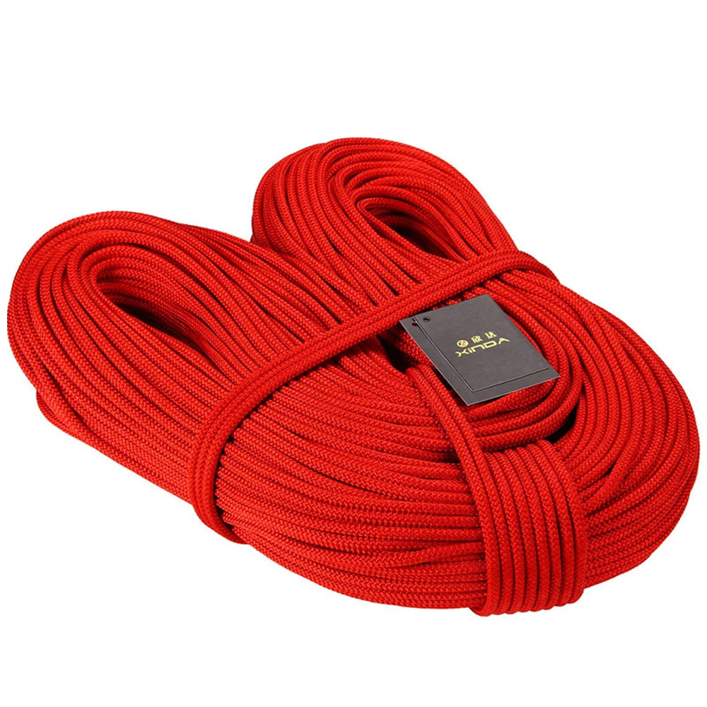 XINDA High Standard outdoor sports 7kN 6mm lightweight  nylon core static rock climbing rope
