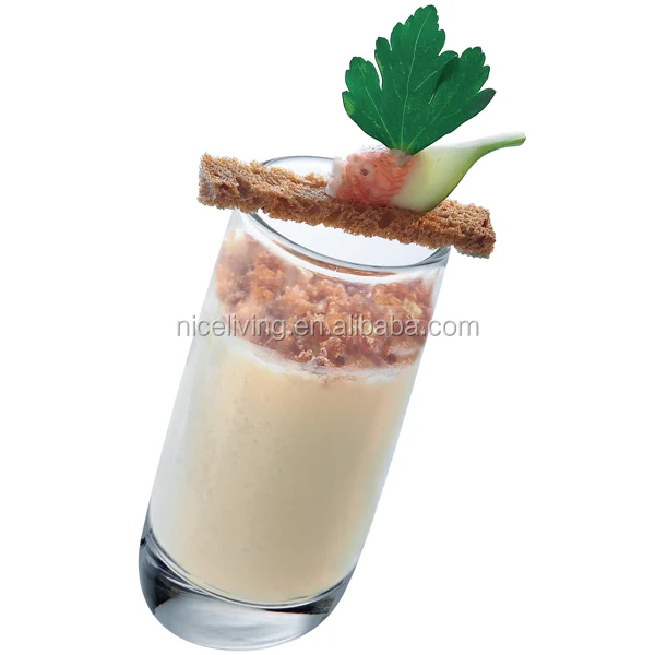 Unique Tilted Shot Glasses 2.1oz / 60ml