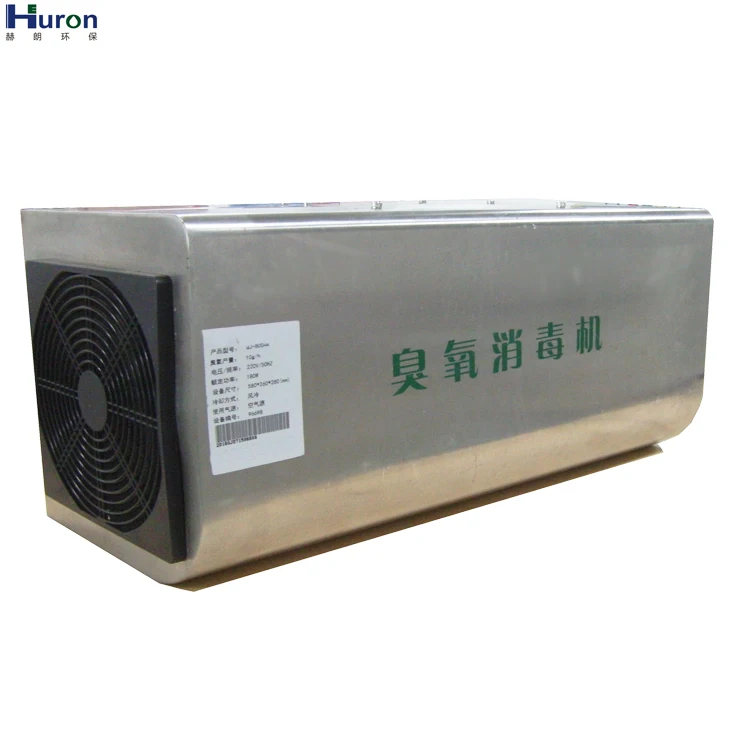 Industrial ozone generator for laundry machine disinfection