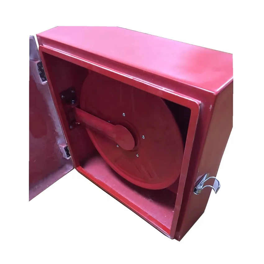 Fire fighting fibreglass epoxy plastic fire hose reel cabinet price
