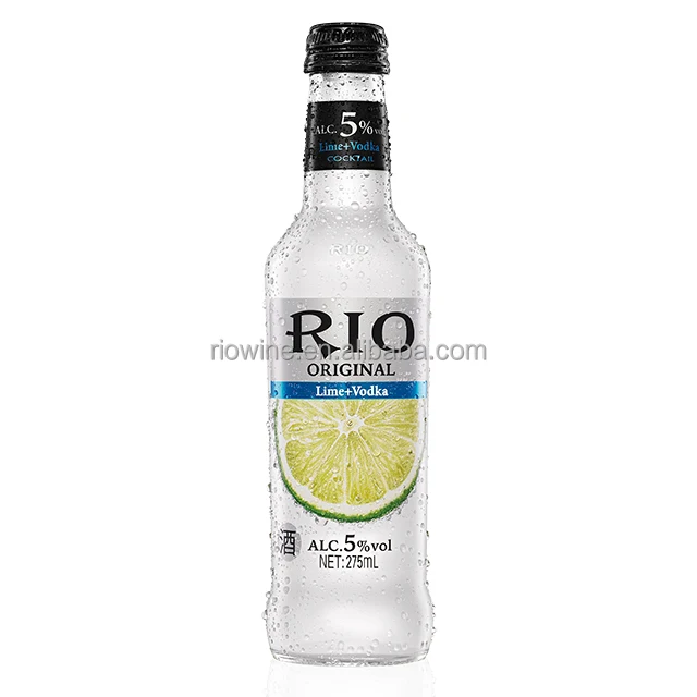 Бутылка для водки и напитков в баре RIO объемом 275 мл с винтовой крышкой от китайского поставщика, оптовая продажа спиртовых напитков